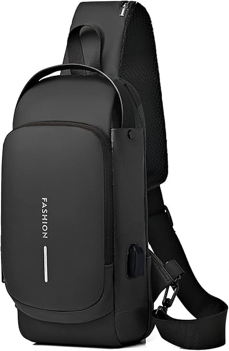 Anti-Theft USB Charging Sling Bag