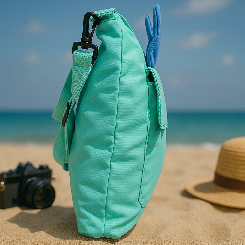 Mint Green Bunny Ear Backpack – “Give Me Love Clouds” Trendy Travel Bag
