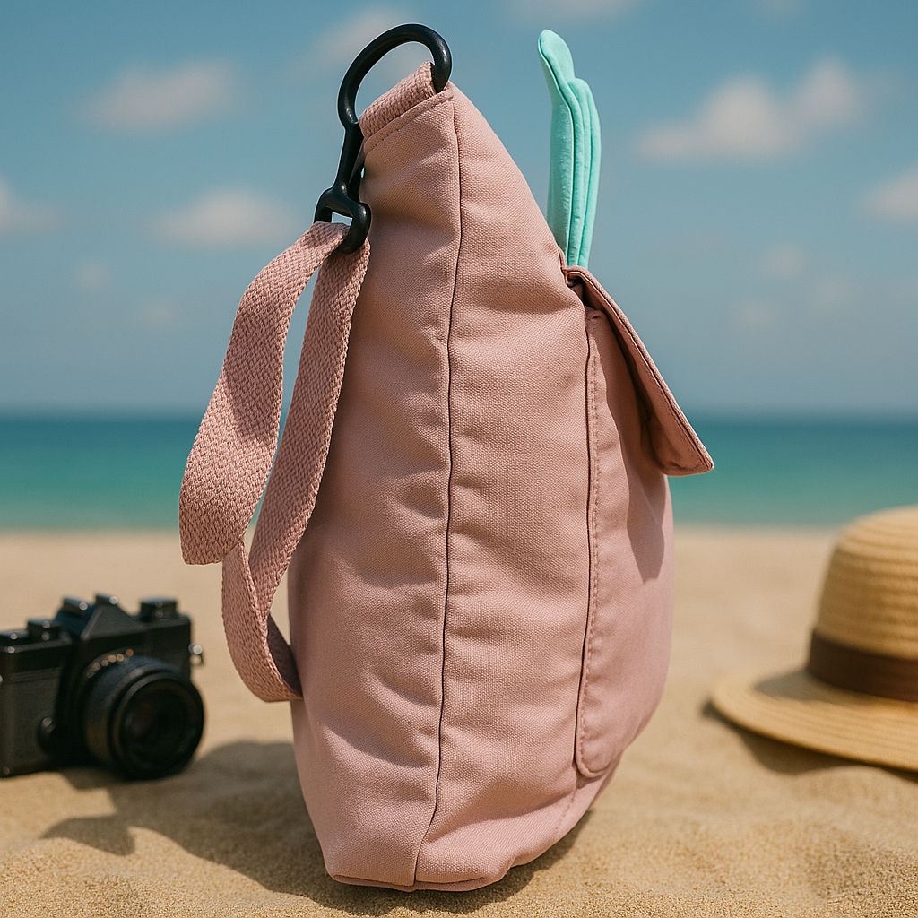 Dusty Pink “Give Me Love Clouds” Backpack – Cute Bunny Ear Travel Bag