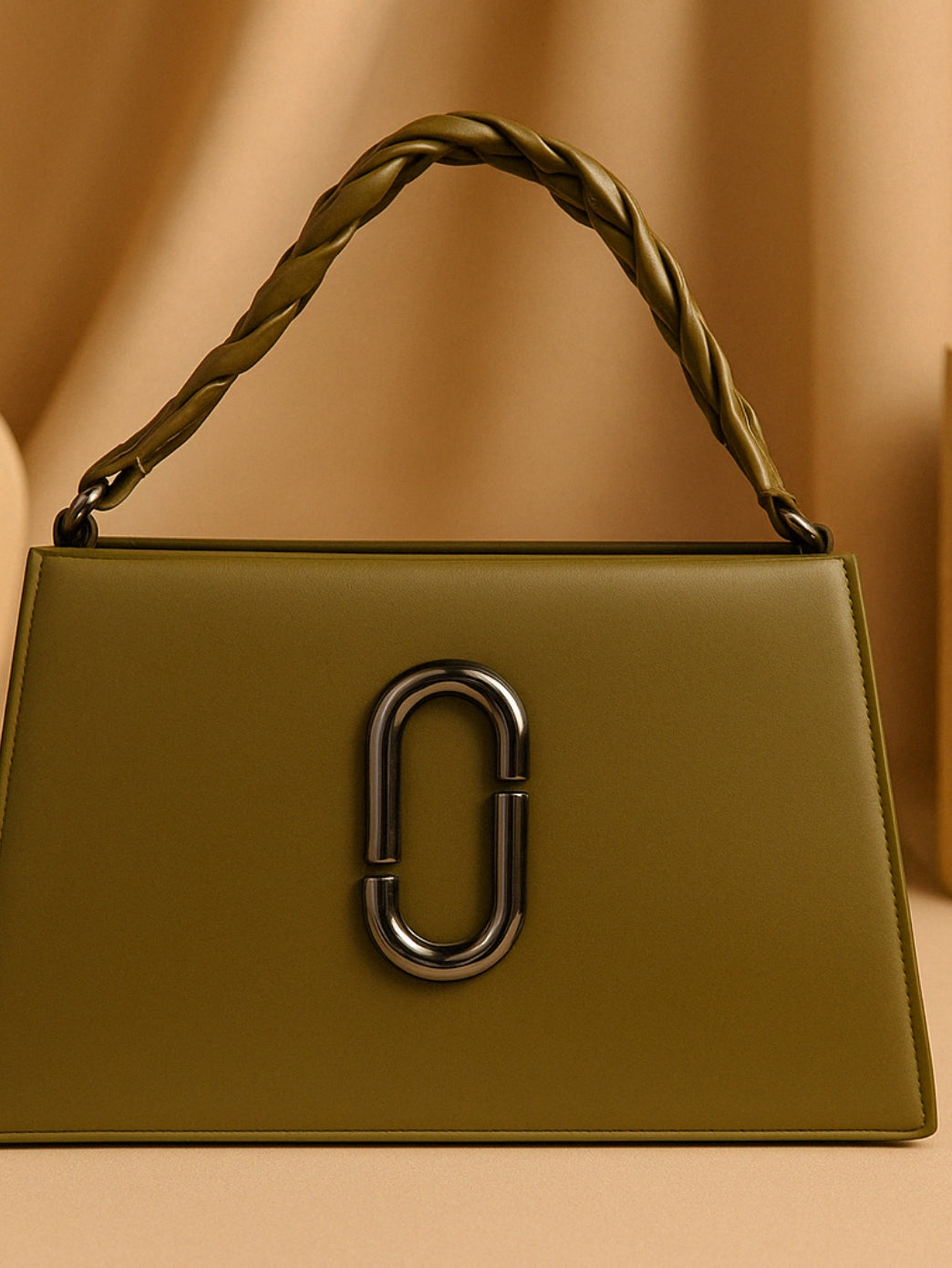 Trendy Light Green Leather Handbag for Women - Elegant & Modern Design