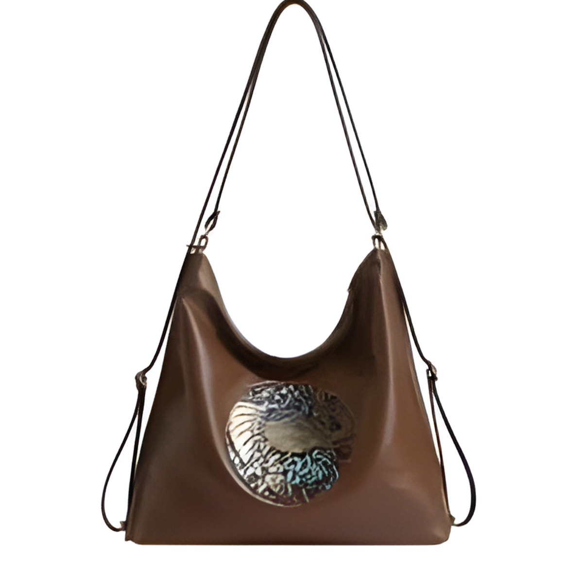 Artistic Leather Tote Bag